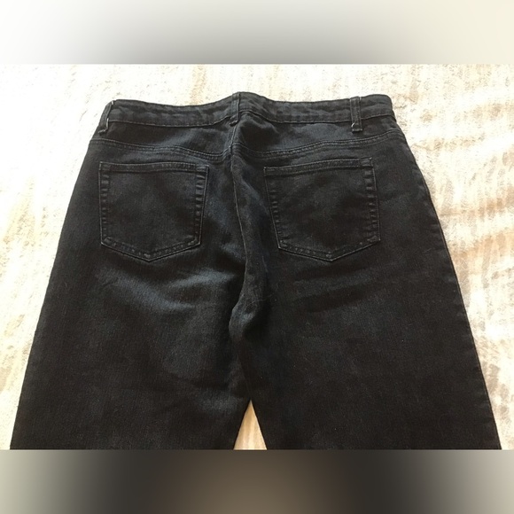 👖 Cosmopolitan Embellished Black Stretch Denim Size 10 - Picture 4 of 5